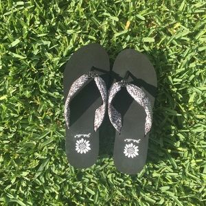 Yellow Box Flip Flop sandals